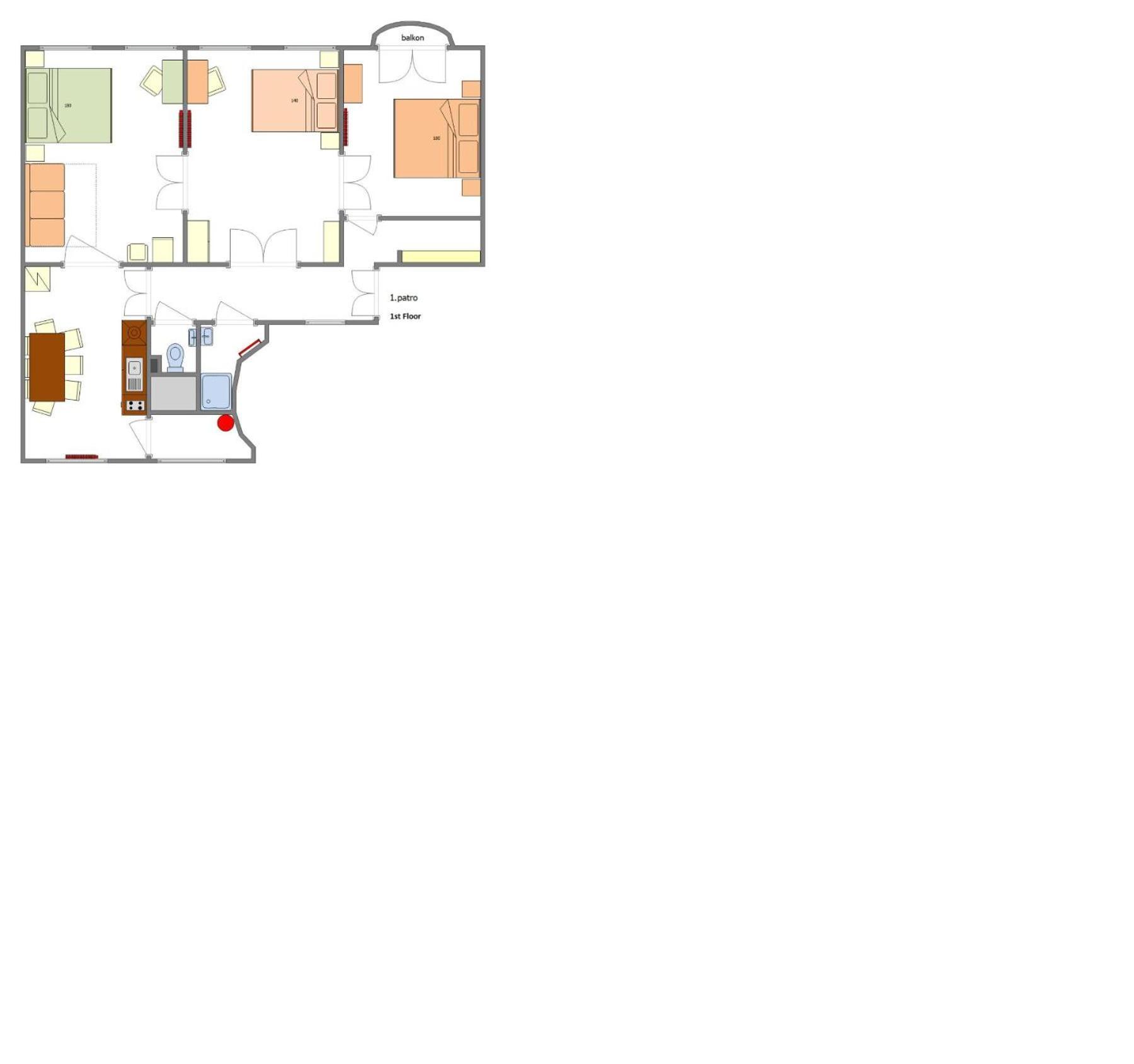 For Celebrations Spacious 3Bdr Apartment With Balcony Prague Luaran gambar